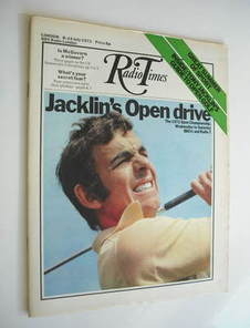 <!--1972-07-08-->Radio Times magazine - Tony Jacklin cover (8-14 July 1972)