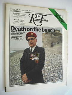 Radio Times magazine - Ray Scott cover (19-25 August 1972)