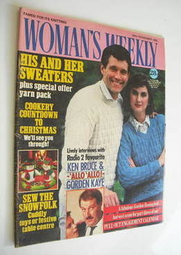 Woman's Weekly magazine (30 November 1985 - British Edition)