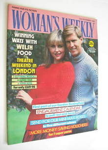 <!--1985-11-02-->Woman's Weekly magazine (2 November 1985 - British Edition