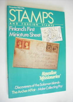Stamps And Foreign Stamps magazine - December 1985