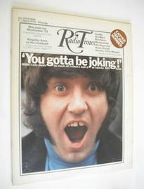 <!--1972-04-01-->Radio Times magazine - Jimmy Tarbuck cover (1-7 April 1972