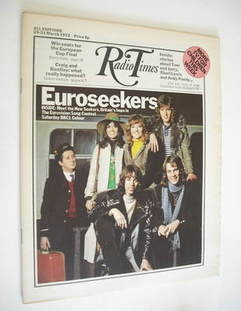 <!--1972-03-25-->Radio Times magazine - The New Seekers cover (25-31 March 