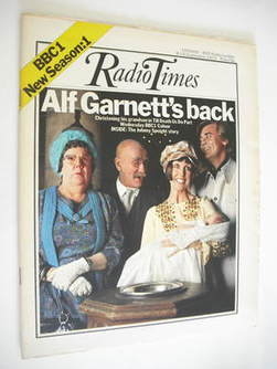 Radio Times magazine - Till Death Us Do Part cover (9-15 September 1972)