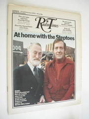 Radio Times magazine - Wilfrid Brambell and Harry H. Corbett cover (19-25 February 1972)