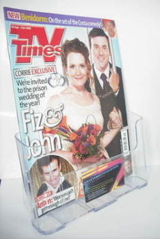TV Times magazine - Jennie McAlpine and Graeme Hawley cover (26 September - 2 October 2009)