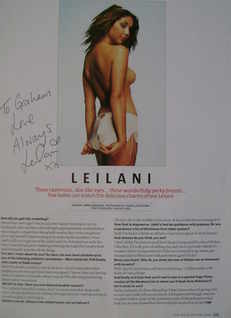 Leilani Dowding autograph
