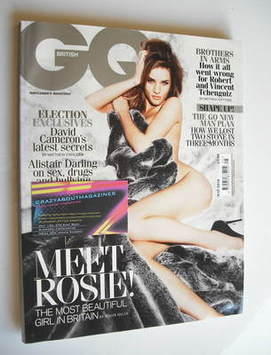 British GQ magazine - May 2010 - Rosie Huntington-Whiteley