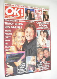 OK! magazine - Tracy Shaw and Phil Middlemiss cover (27 November 1998 - Issue 138)