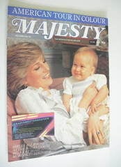 <!--1983-04-->Majesty magazine - Princess Diana and Prince William cover (A