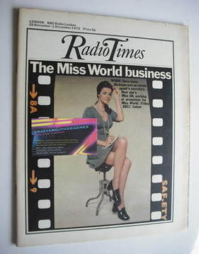 <!--1972-11-25-->Radio Times magazine - Jenny McAdam cover (25 November - 1