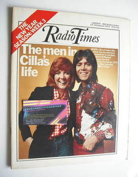 Radio Times magazine - Cilla Black and Cliff Richard cover (13-19 January 1973)