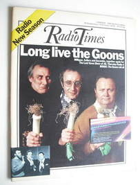 Radio Times magazine - The Goons cover (30 September - 6 October 1972)