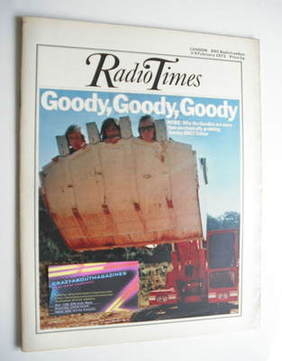 <!--1973-02-03-->Radio Times magazine - The Goodies cover (3-9 February 197