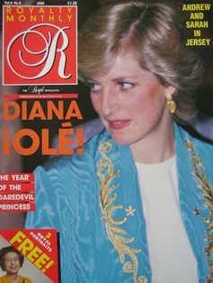 Royalty Monthly magazine - Princess Diana cover (June 1987, Vol.6 No.9)