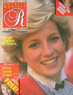Royalty Monthly magazine - Princess Diana cover (May 1987, Vol.6 No.8)