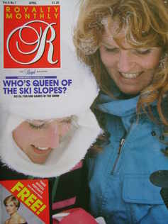 Royalty Monthly magazine - Princess Diana and The Duchess of York cover (April 1987, Vol.6 No.7)