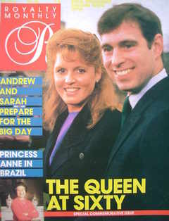 Royalty Monthly magazine - Prince Andrew and Sarah Ferguson cover (May 1986, Vol.5 No.8)
