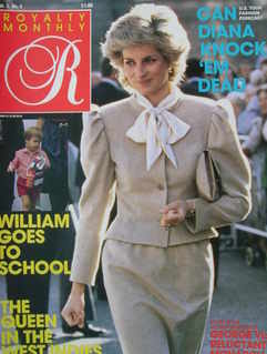 <!--1986-01-->Royalty Monthly magazine - Princess Diana cover (January 1986