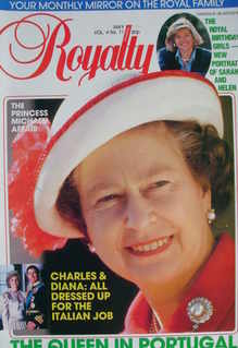 <!--1985-05-->Royalty Monthly magazine - The Queen cover (May 1985, Vol.4 N