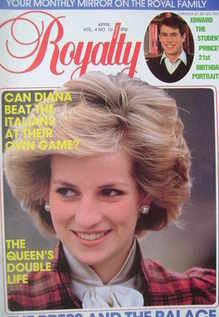 <!--1985-04-->Royalty Monthly magazine - Princess Diana cover (April 1985, 