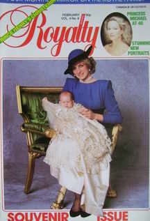 Royalty Monthly magazine - Princess Diana and Prince Harry cover (February 1985, Vol.4 No.8)