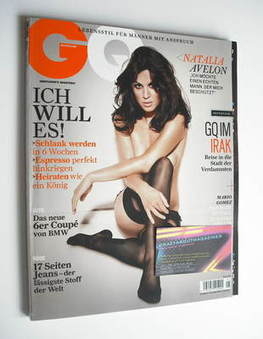 <!--2011-05-->German GQ magazine - May 2011 - Natalia Avelon cover