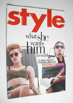 <!--2009-03-15-->Style magazine - What She Wants Him To Want cover (15 Marc
