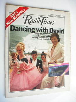 Radio Times magazine - David Dimbleby cover (15-21 September 1973)