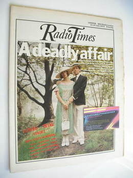 Radio Times magazine - Francesca Annis and John Duttine cover (21-27 July 1973)