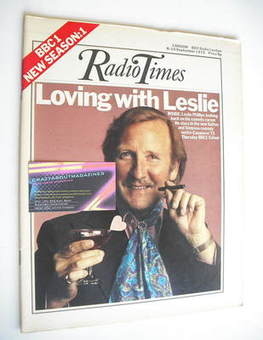 Radio Times magazine - Leslie Phillips cover (8-14 September 1973)