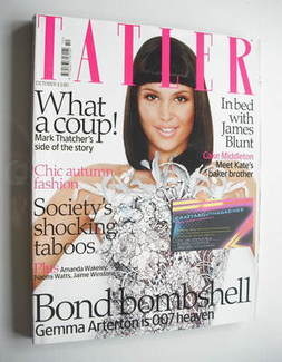 Tatler magazine - October 2008 - Gemma Arterton cover