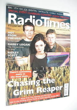 <!--2002-06-08-->Radio Times magazine - Anna Friel, Max Beesley and Phil Da