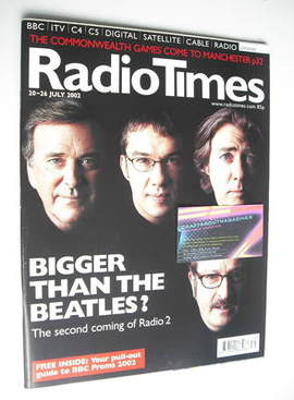 Radio Times magazine - Radio 2 Presenters cover (20-26 July 2002)