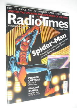 Radio Times magazine - Spider-Man cover (15-21 June 2002)