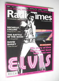 Radio Times magazine - Elvis Presley cover (10-16 August 2002)