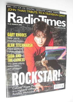Radio Times magazine - Jamie Doughan cover (9-15 March 2002)