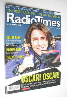 <!--2002-03-23-->Radio Times magazine - Jonathan Ross cover (23-29 March 20