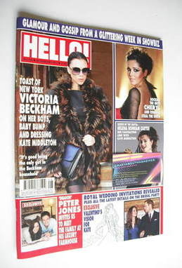 <!--2011-02-28-->Hello! magazine - Victoria Beckham cover (28 February 2011