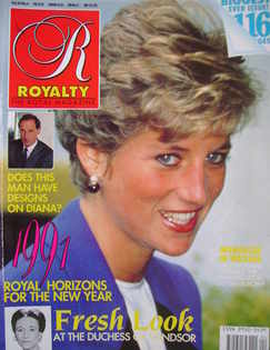 Royalty Monthly magazine - Princess Diana (January 1991, Vol.10 No.4)