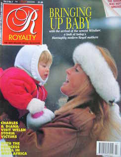Royalty Monthly magazine - The Duchess of York and Princess Beatrice cover (April 1990, Vol.9 No.7)