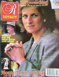 Royalty Monthly magazine - Princess Diana cover (July 1991, Vol.10 No.10)
