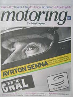 The Daily Telegraph Motoring newspaper supplement - 4 June 2011 - Ayrton Senna cover