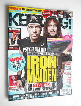 Kerrang magazine - Iron Maiden cover (23 July 2011 - Issue 1373)
