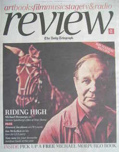 The Daily Telegraph Review newspaper supplement - 23 April 2011 - Michael Morpurgo cover