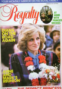 Royalty Monthly magazine - Princess Diana cover (January 1985, Vol.4 No.7)