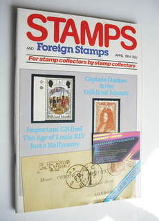 Stamps And Foreign Stamps magazine - April 1984