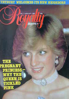<!--1982-01-->Royalty Monthly magazine - Princess Diana cover (January 1982