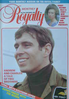 <!--1982-11-->Royalty Monthly magazine - Prince Andrew cover (November 1982