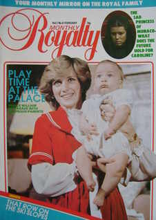 <!--1983-02-->Royalty Monthly magazine - Princess Diana and Prince William 